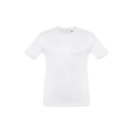 Children's cotton t-shirt, 150 g/m2, THC Quito white colour first view