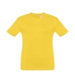 Children's cotton t-shirt, 150 g/m2, THC Quito yellow colour