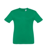 Children's cotton t-shirt, 150 g/m2, THC Quito green colour