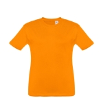 Children's cotton t-shirt, 150 g/m2, THC Quito orange colour