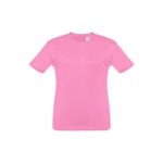 Children's cotton t-shirt, 150 g/m2, THC Quito pink colour first view