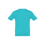 Children's cotton t-shirt, 150 g/m2, THC Quito turquoise colour second view