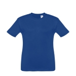 Children's cotton t-shirt, 150 g/m2, THC Quito royal blue colour