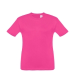 Children's cotton t-shirt, 150 g/m2, THC Quito fuchsia colour