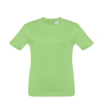 Children's cotton t-shirt, 150 g/m2, THC Quito light-green colour