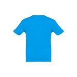 Children's cotton t-shirt, 150 g/m2, THC Quito cyan blue colour second view