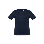 Children's cotton t-shirt, 150 g/m2, THC Quito navy-blue colour first view