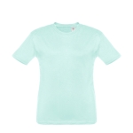 Children's cotton t-shirt, 150 g/m2, THC Quito mint green colour