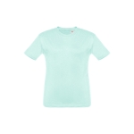 Children's cotton t-shirt, 150 g/m2, THC Quito mint green colour first view