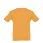 Children's cotton t-shirt, 150 g/m2, THC Quito dark yellow colour