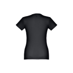 Women's fitted cotton T-shirt, 190 g/m2, THC Ankara black colour second view