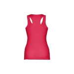 Women's sleeveless cotton shirt, 160 g/m2, THC Tirana red colour second view