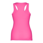 Women's sleeveless cotton shirt, 160 g/m2, THC Tirana fuchsia colour