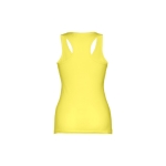 Women's sleeveless cotton shirt, 160 g/m2, THC Tirana light yellow colour second view