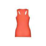 Women's sleeveless cotton shirt, 160 g/m2, THC Tirana coral colour second view