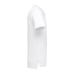 Men's cotton polo shirt in colours, 195 g/m2, THC Adam white colour