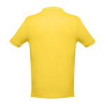 Men's cotton polo shirt in colours, 195 g/m2, THC Adam yellow colour