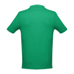 Men's cotton polo shirt in colours, 195 g/m2, THC Adam green colour