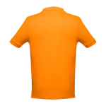 Men's cotton polo shirt in colours, 195 g/m2, THC Adam orange colour