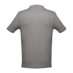 Men's cotton polo shirt in colours, 195 g/m2, THC Adam dark grey colour