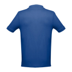 Men's cotton polo shirt in colours, 195 g/m2, THC Adam royal blue colour