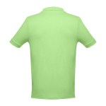 Men's cotton polo shirt in colours, 195 g/m2, THC Adam light-green colour