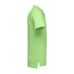 Men's cotton polo shirt in colours, 195 g/m2, THC Adam light-green colour third view