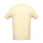 Men's cotton polo shirt in colours, 195 g/m2, THC Adam ivory colour