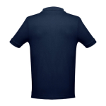 Men's cotton polo shirt in colours, 195 g/m2, THC Adam navy-blue colour