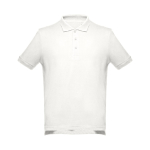 Men's cotton polo shirt in colours, 195 g/m2, THC Adam natural colour first view