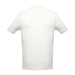 Men's cotton polo shirt in colours, 195 g/m2, THC Adam natural colour second view