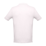 Men's cotton polo shirt in colours, 195 g/m2, THC Adam light pink colour second view