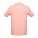 Men's cotton polo shirt in colours, 195 g/m2, THC Adam salmon colour second view