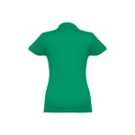 Women's cotton polo shirt in many colours, 195 g/m2 green colour second view