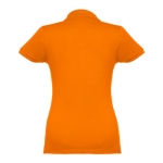 Women's cotton polo shirt in many colours, 195 g/m2 orange colour