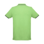 Slim-fit cotton polo shirt, 210 g/m2, THC Rome light-green colour second view