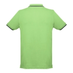 Slim-fit cotton polo shirt, 210 g/m2, THC Rome light-green colour