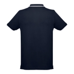 Slim-fit cotton polo shirt, 210 g/m2, THC Rome navy-blue colour