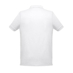 Cotton and polyester polo shirt in full colour, 200 g/m2 white colour second view