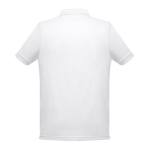 Cotton and polyester polo shirt in full colour, 200 g/m2 white colour