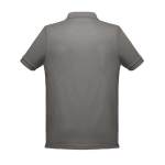 Cotton and polyester polo shirt in full colour, 200 g/m2 dark grey colour second view