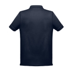 Cotton and polyester polo shirt in full colour, 200 g/m2 ultramarine blue colour second view