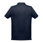 Cotton and polyester polo shirt in full colour, 200 g/m2 ultramarine blue colour