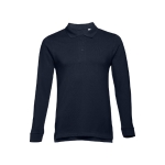 Long-sleeved cotton polo shirt, 210 g/m2, THC Bern