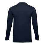 Long-sleeved cotton polo shirt, 210 g/m2, THC Bern