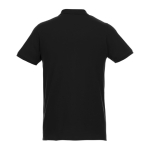 Polo shirt made of organic cotton and recycled polyester 220 g/m², Elevate NXT black colour