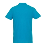 Polo shirt made of organic cotton and recycled polyester 220 g/m², Elevate NXT blue colour