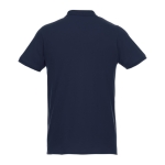 Polo shirt made of organic cotton and recycled polyester 220 g/m², Elevate NXT navy-blue colour