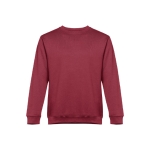 Unisex cotton and polyester sweatshirt, 300 g/m2 burgundy colour first view