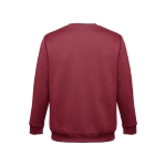 Unisex cotton and polyester sweatshirt, 300 g/m2 burgundy colour second view